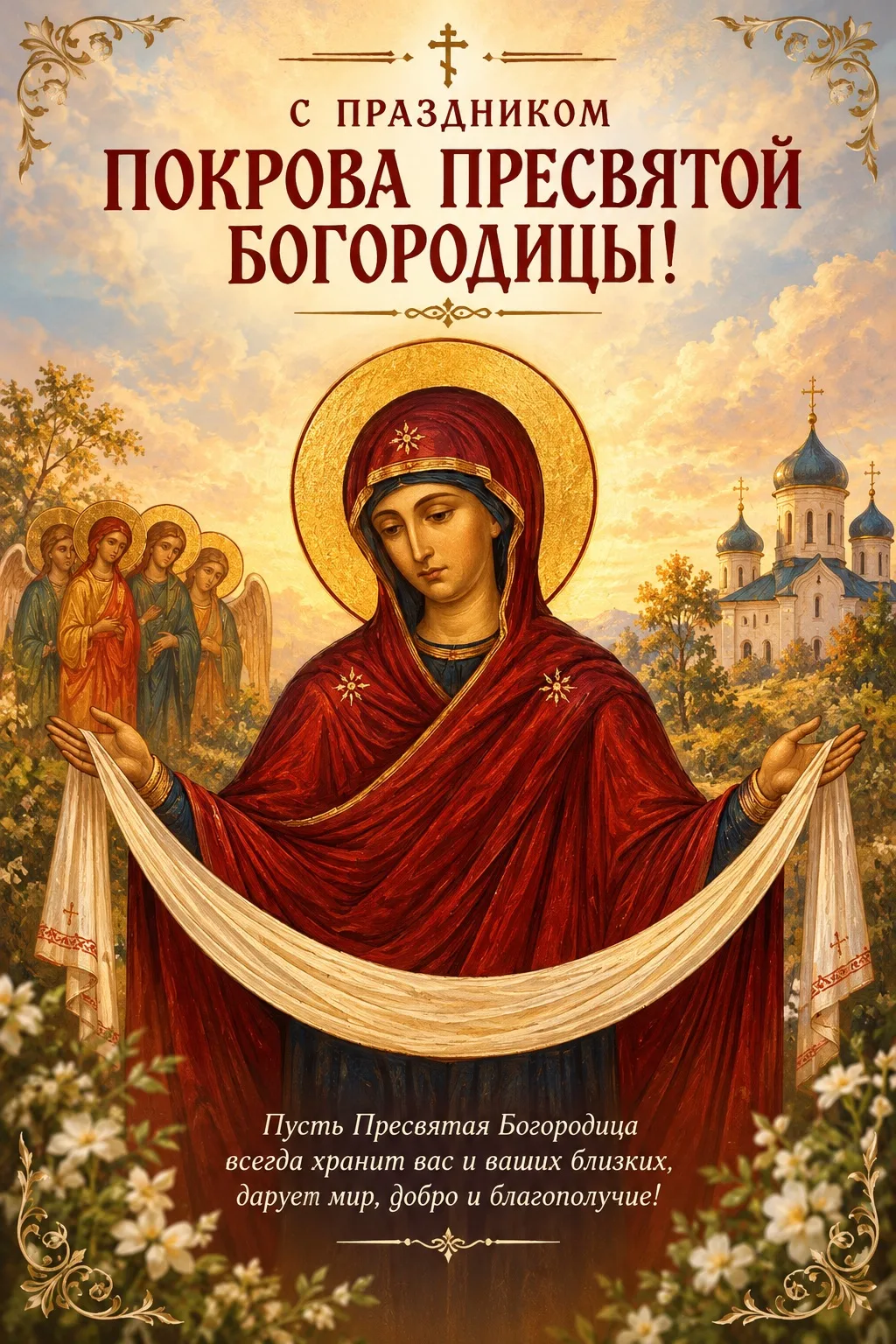 🙏✨ С ПРАЗДНИКОМ ПОКРОВА ПРЕСВЯТОЙ БОГОРОДИЦЫ!