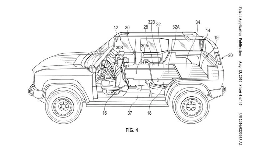 Новый Ford Bronco засветился на патентных эскизах