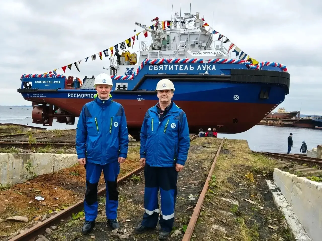 #КлассРС | Спущен на воду новый буксир проекта NE038