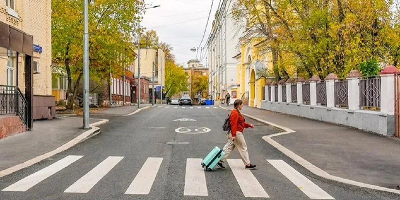 🌿 Малый Предтеченский переулок получил новое покрытие