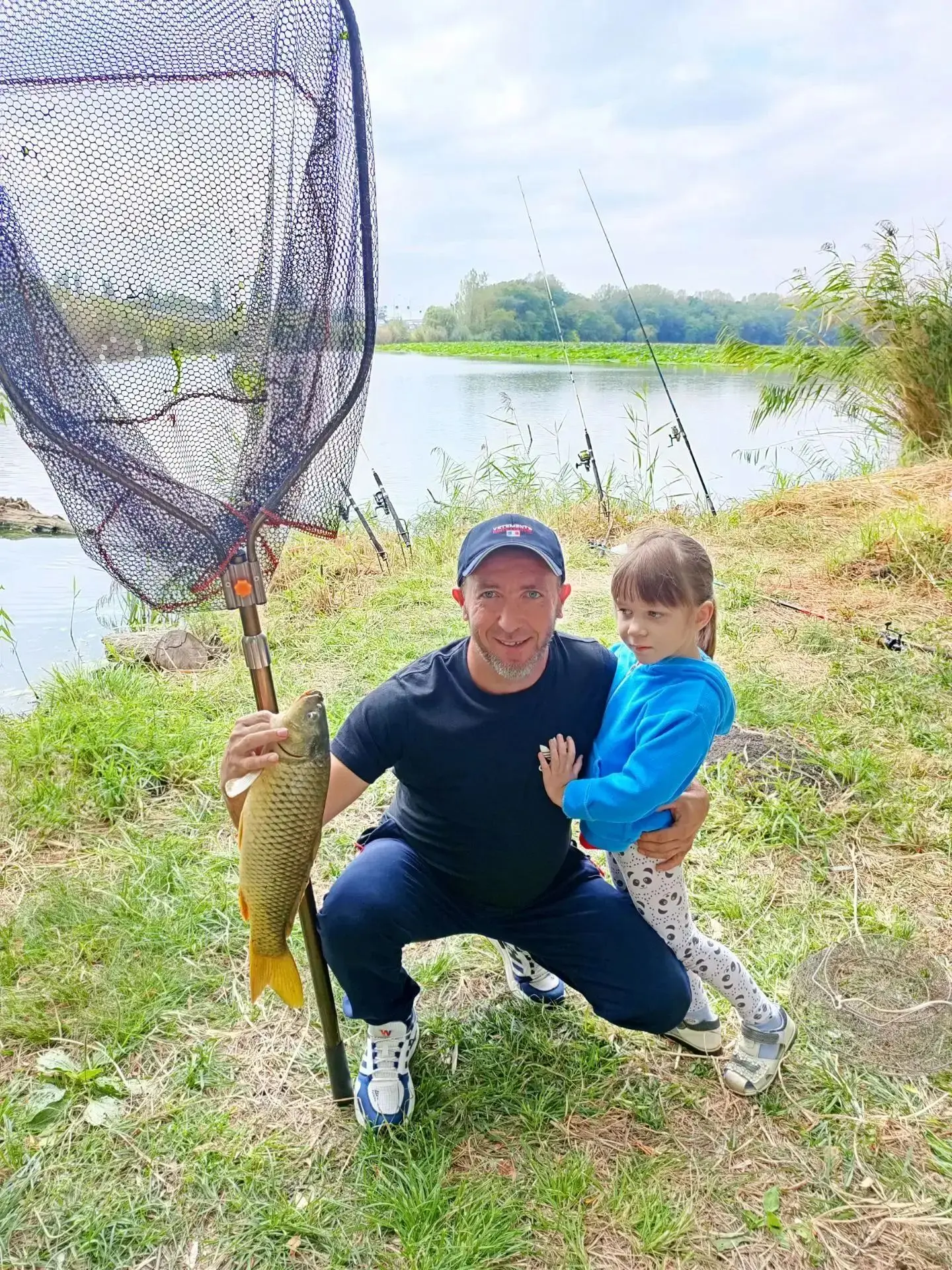 🎣 Папа, рыбалка и я!