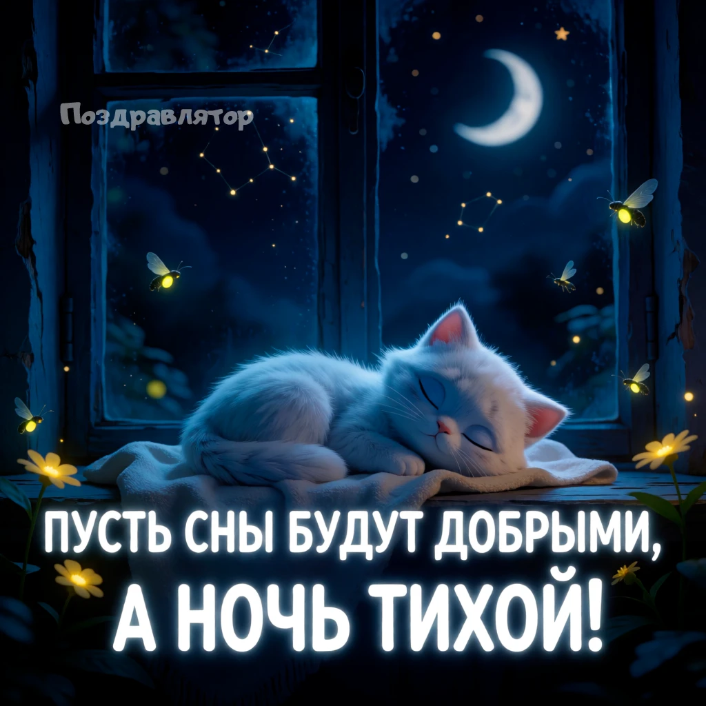 Спокойной ночи. Пусть всё плохое останется в прошлом дне 🌙