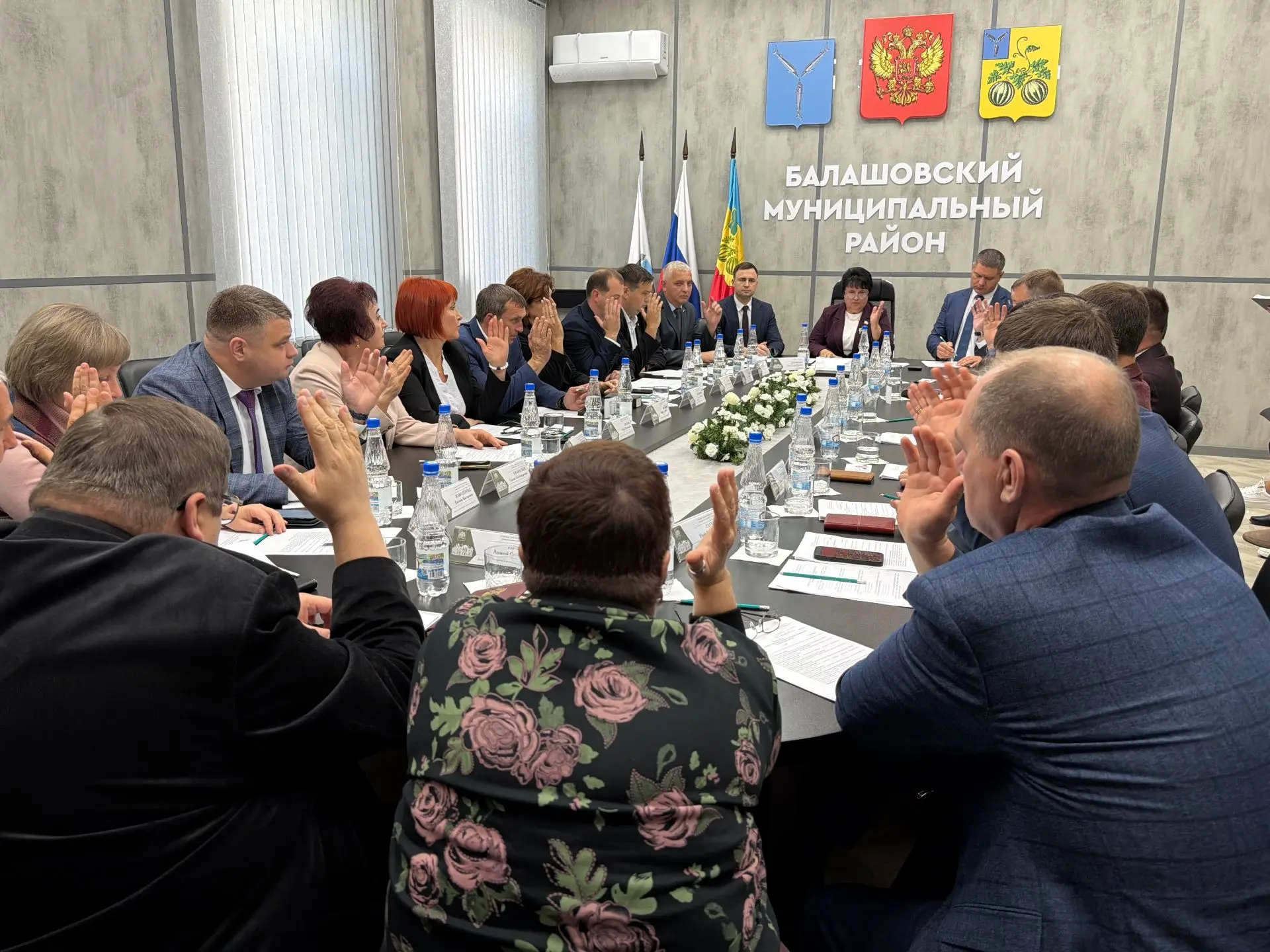 Принял участие в первом заседании Собрания Балашовского муниципального района нового со...