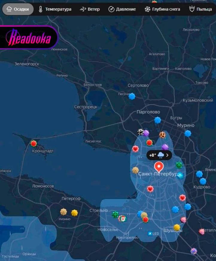 «Облачный пушистик» накрыл Петербург: над городом нависла туча в виде кота с лапами и у...