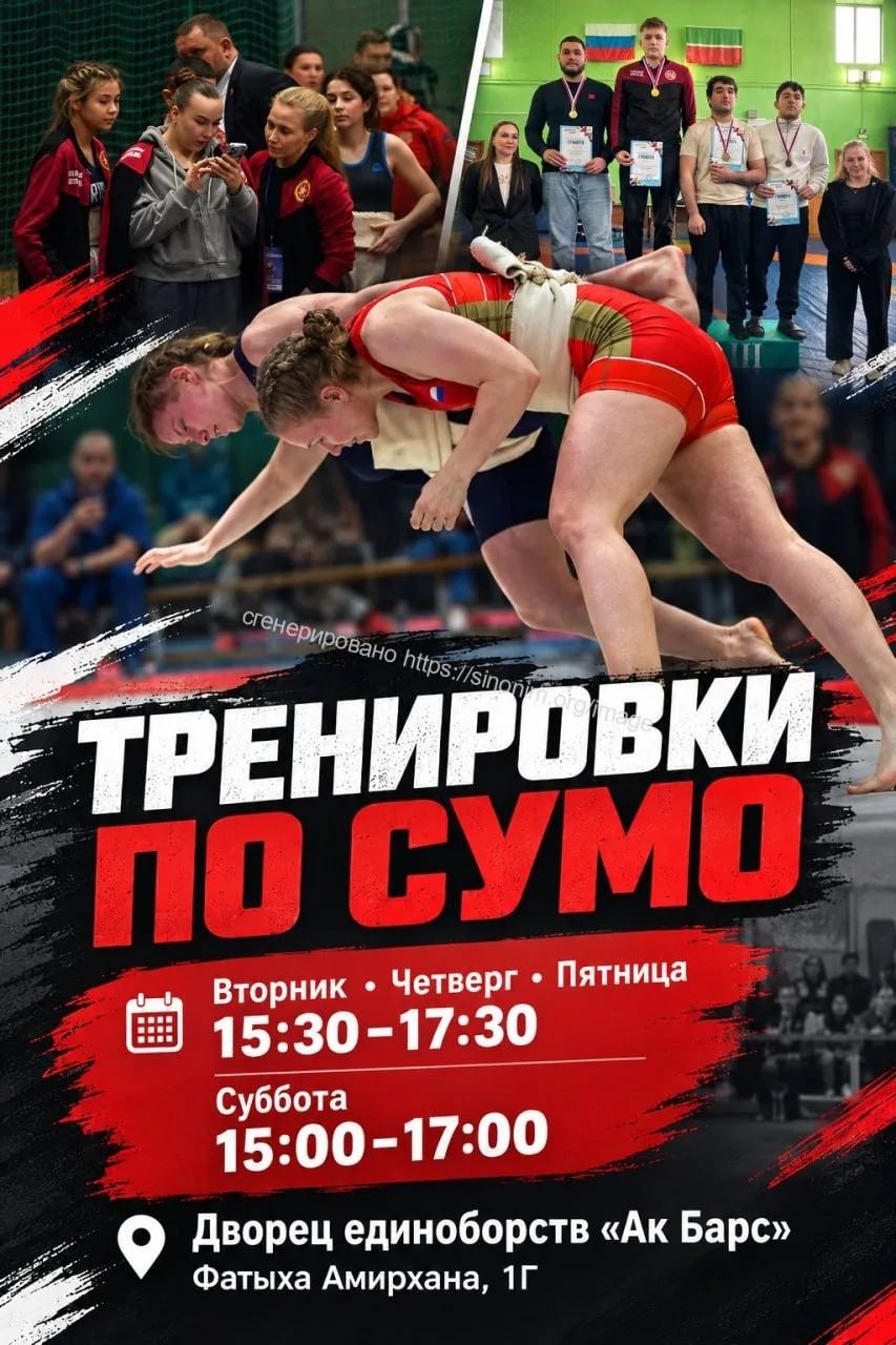 Объявляется набор по борьбе Сумо.