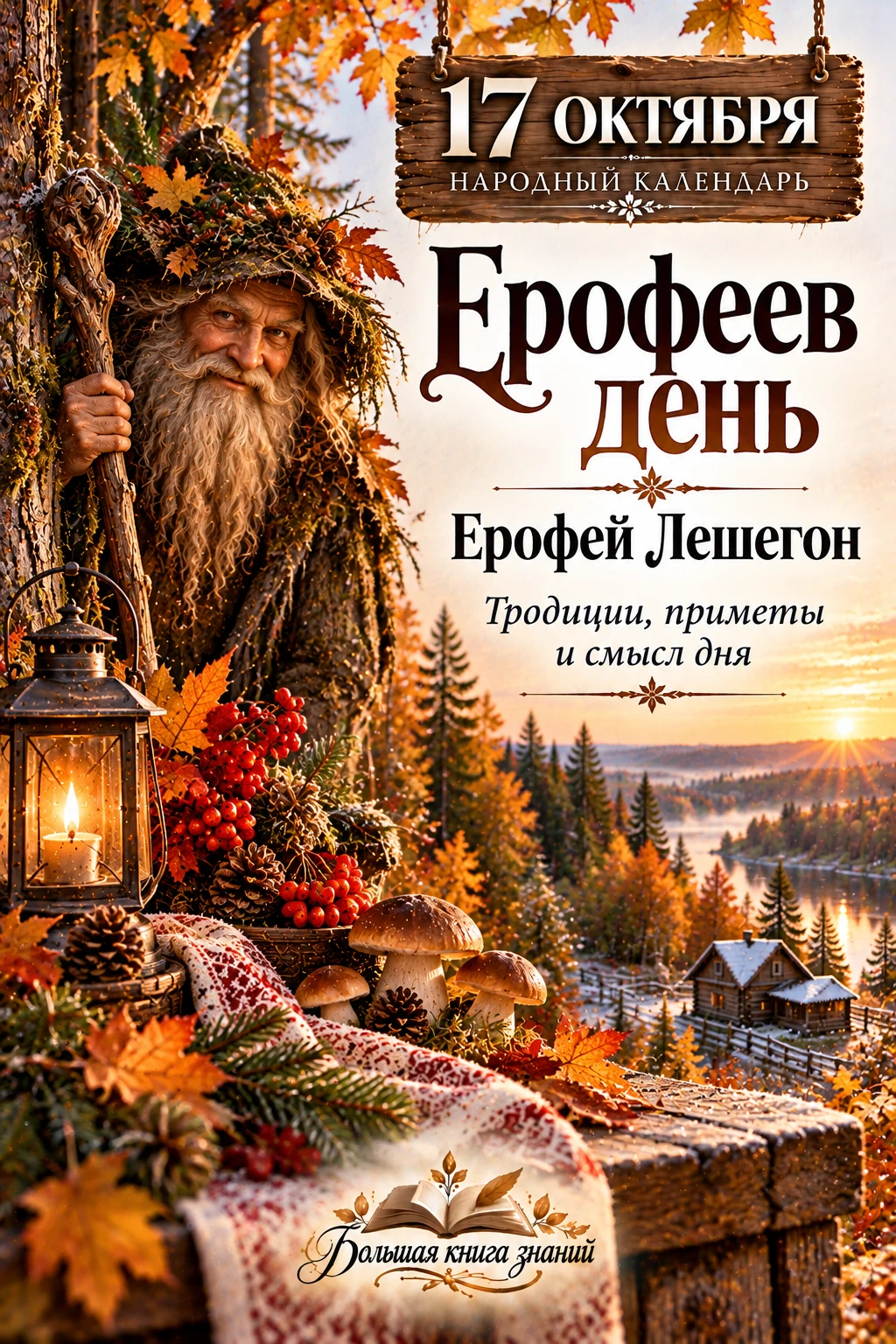 🍂 17 ОКТЯБРЯ — ЕРОФЕЕВ ДЕНЬ, ЕРОФЕЙ ЛЕШЕГО