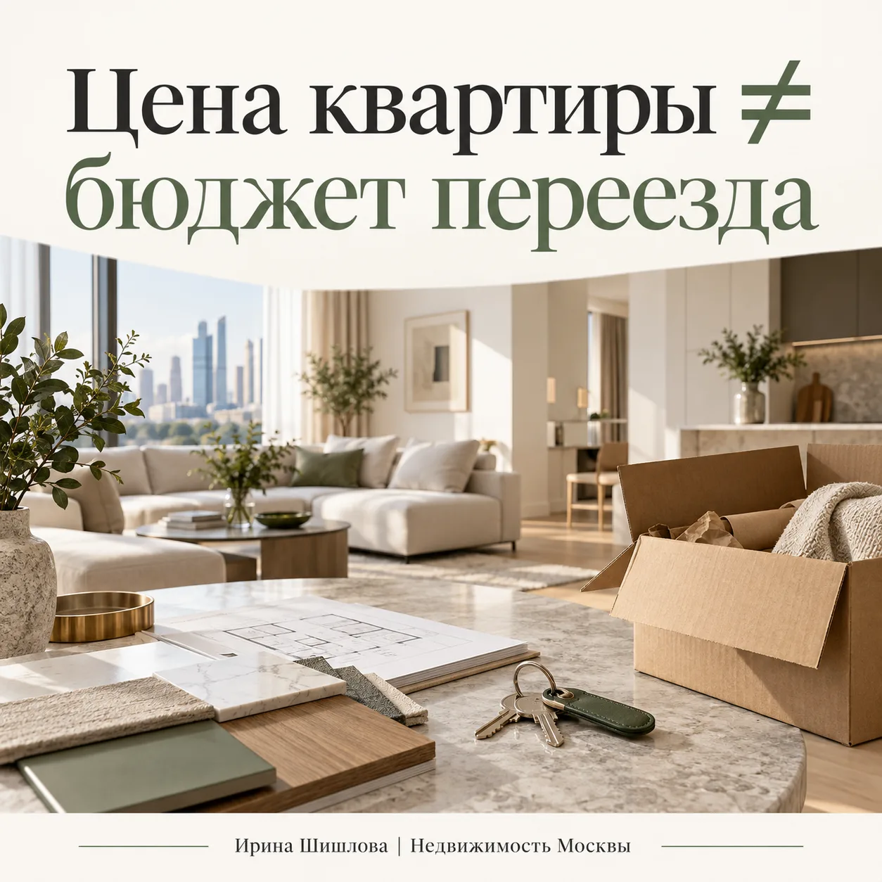 Квартира укладывается в бюджет. А переезд в неё — уже нет.