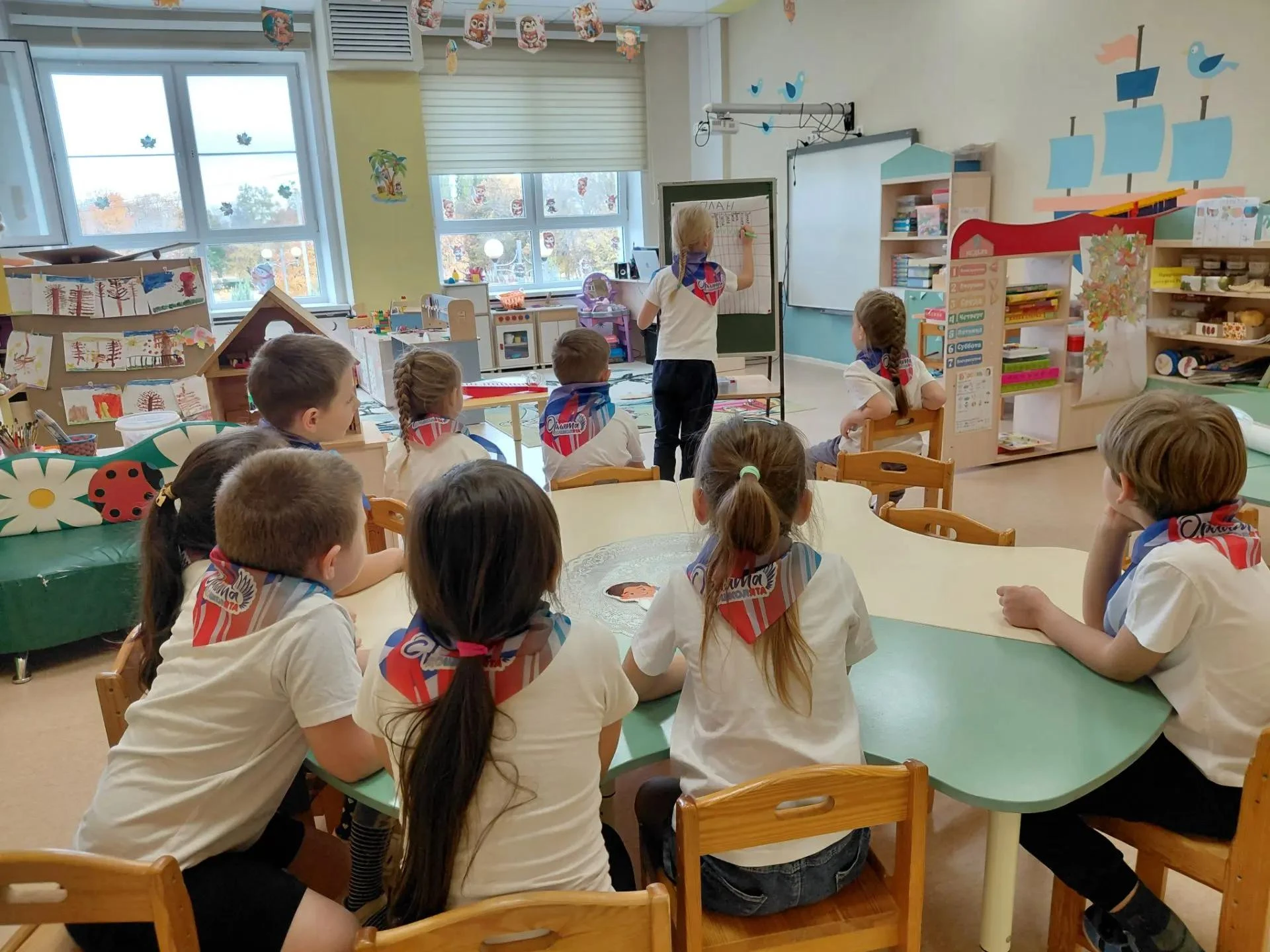 🎒  Сегодня стартовал третий проект орлят-дошколят -  «Увлекательный поход».