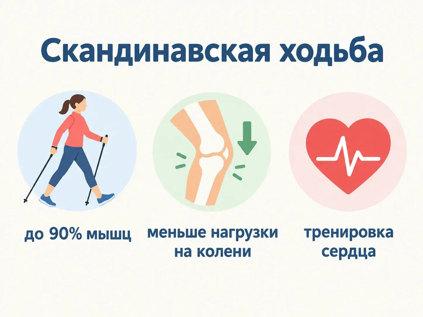 🚶 Скандинавская ходьба с палками — это не просто прогулка, а полноценная тренировка по...