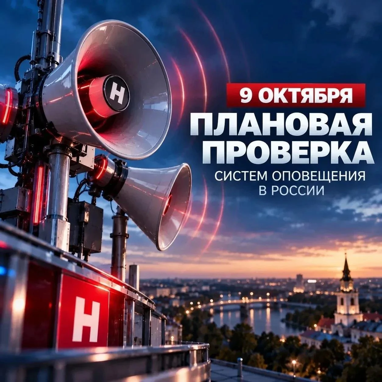 🚨 Сегодня завоют сирены!