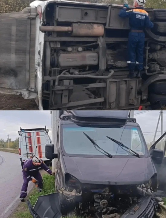 ❗ Под Новошахтинском во время спасательных работ на месте ДТП произошло ещё одно происш...