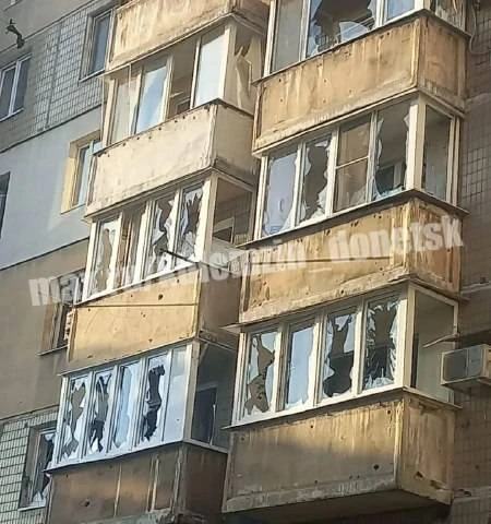 В Донецке после атаки БПЛА ВСУ повреждены 236 окон в многоквартирных домах (фото)