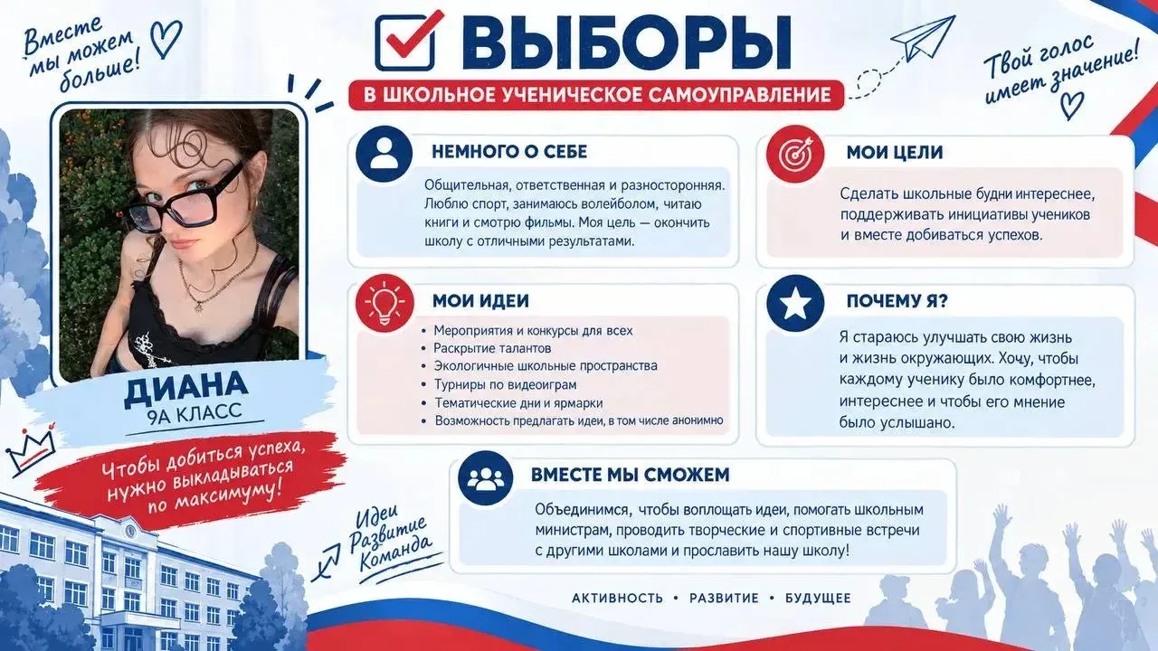 ✅Цапова Диана 9 А класс