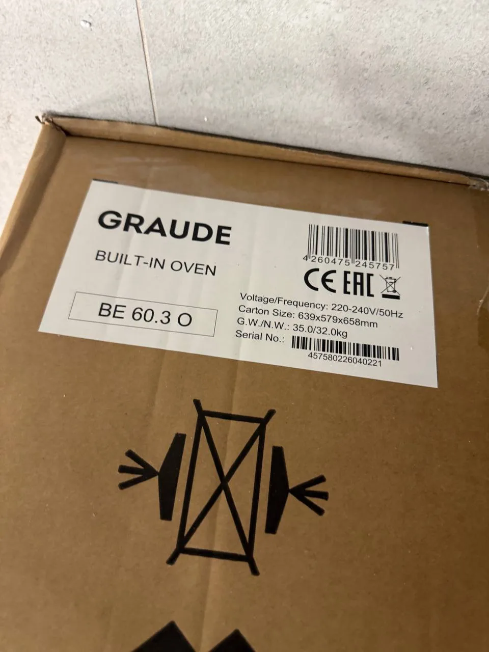 Техника в первый секции Graude
