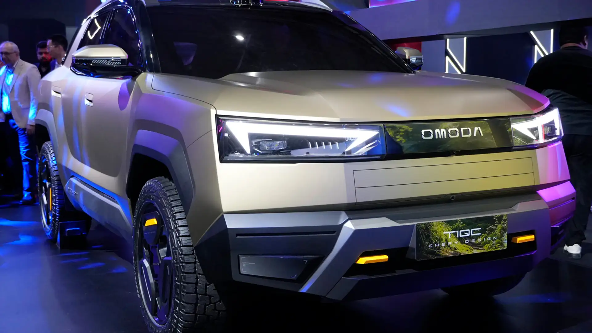 Omoda показала новый внедорожный кроссовер X с дизайном в стиле Lada 4×4 Vision