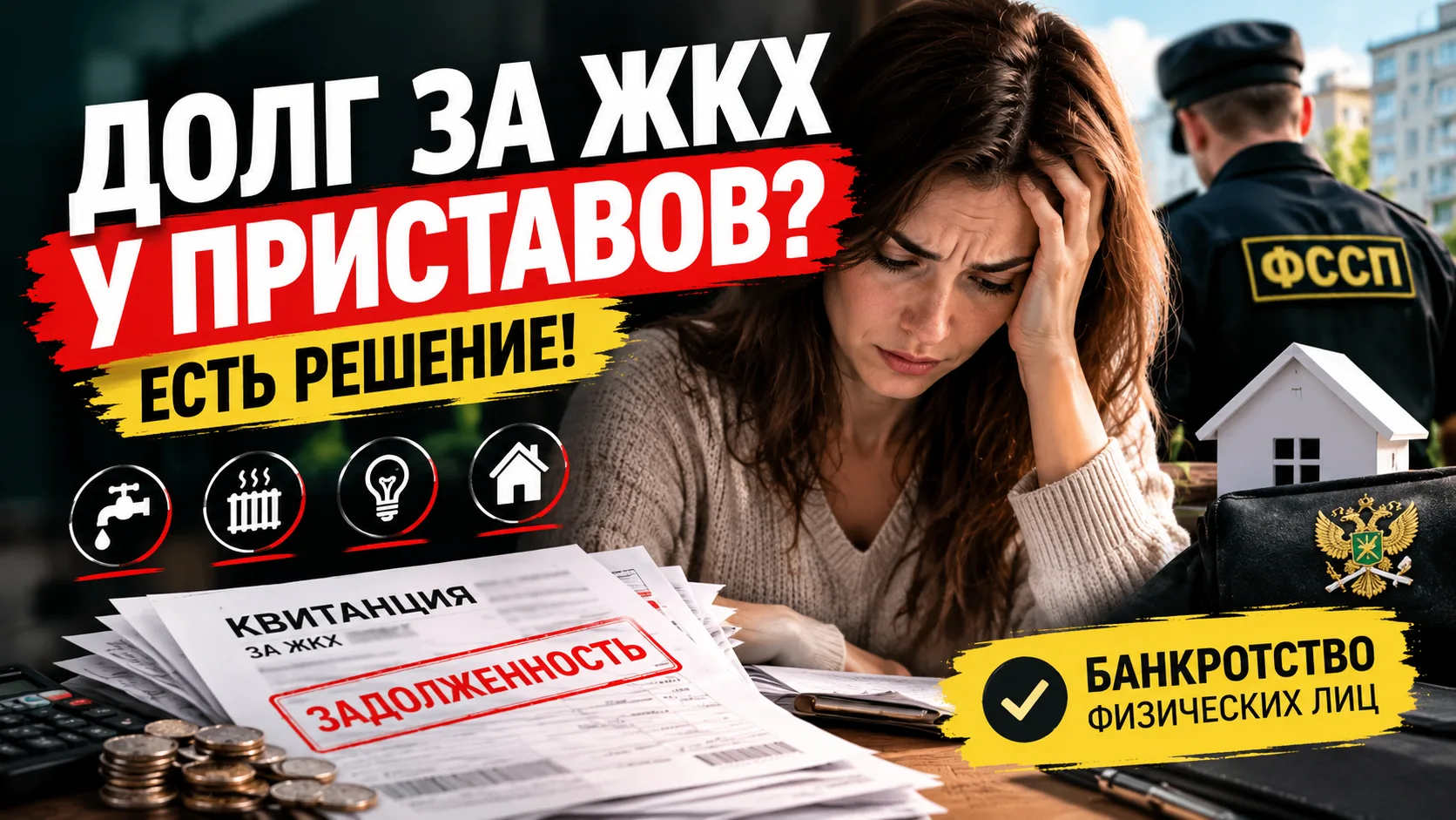 🚨 Долг за квартиру уже у приставов? Не ждите, пока ситуация станет ещё сложнее.