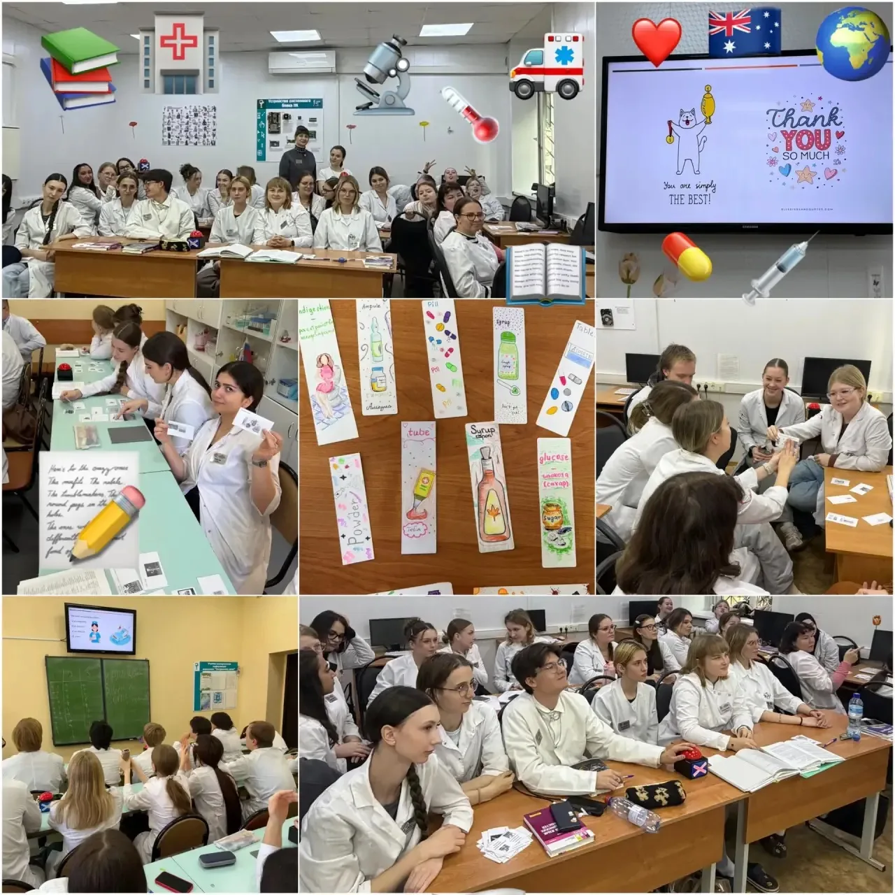 🇬🇧 Medicine, Pharmacy & Team Spirit: как прошло интерактивное занятие в ЭМК! 💊🩺