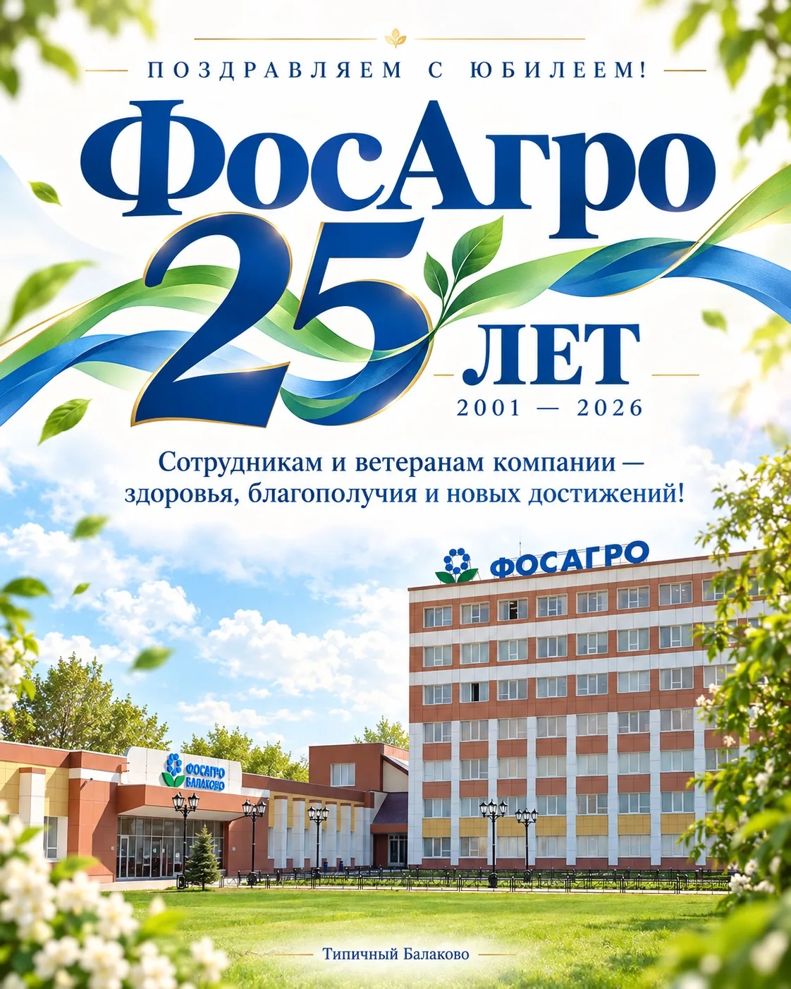 🎉 Поздравляем «ФосАгро» с 25-летием!