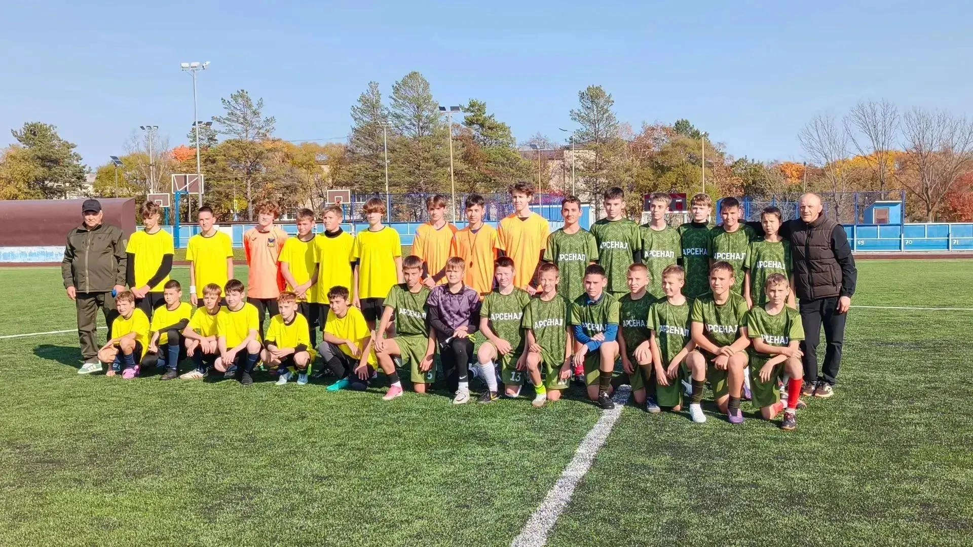 ⚽ В Камень-Рыболове состоялась товарищеская встреча между воспитанниками двух детско-юн...