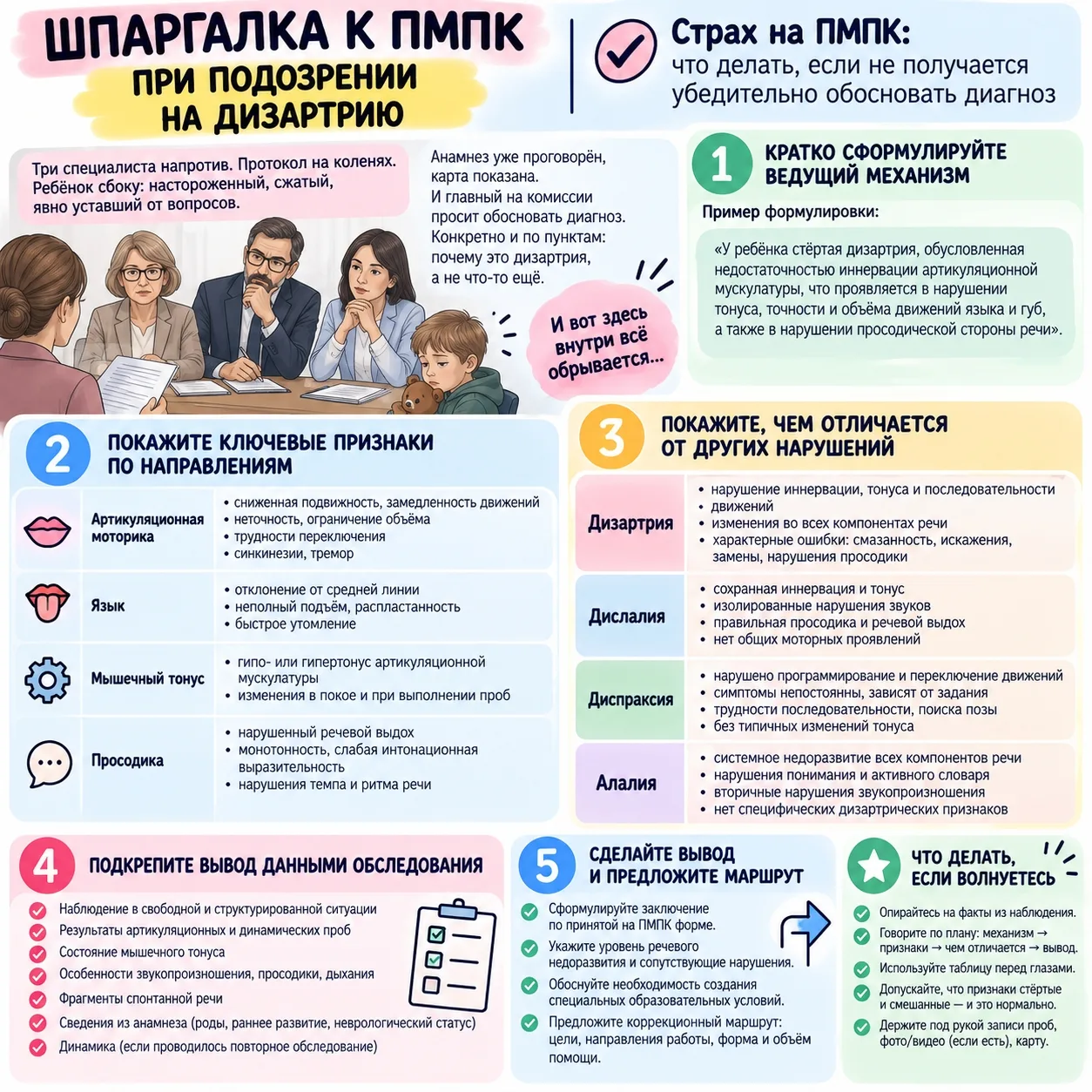 Страх на ПМПК: что делать, если не получается убедительно обосновать диагноз 👀