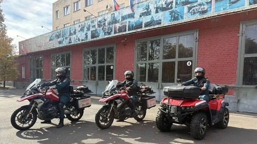 Курский мотопатруль МЧС совершил 73 выезда за сезон