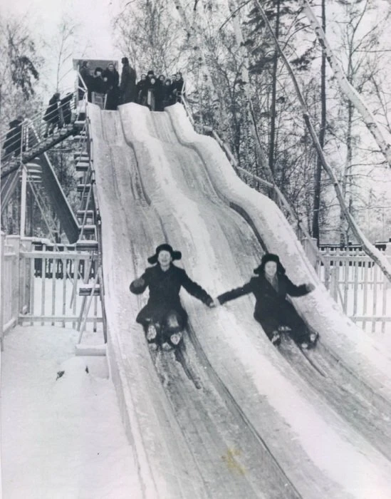 Зима. Москва. СССР. 1955 г.