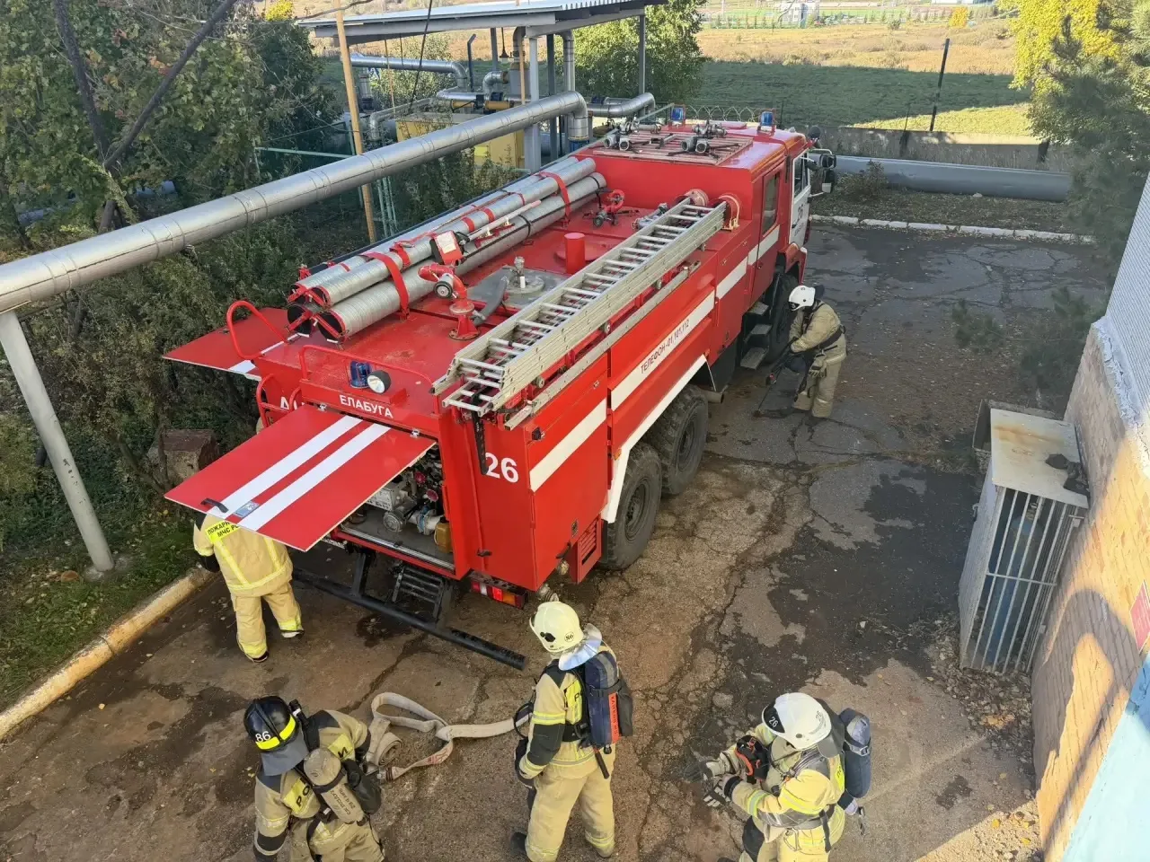 🧑‍🚒В МЕНДЕЛЕЕВСКЕ ПРОШЛИ УЧЕНИЯ ПО ЛИКВИДАЦИИ ЧС