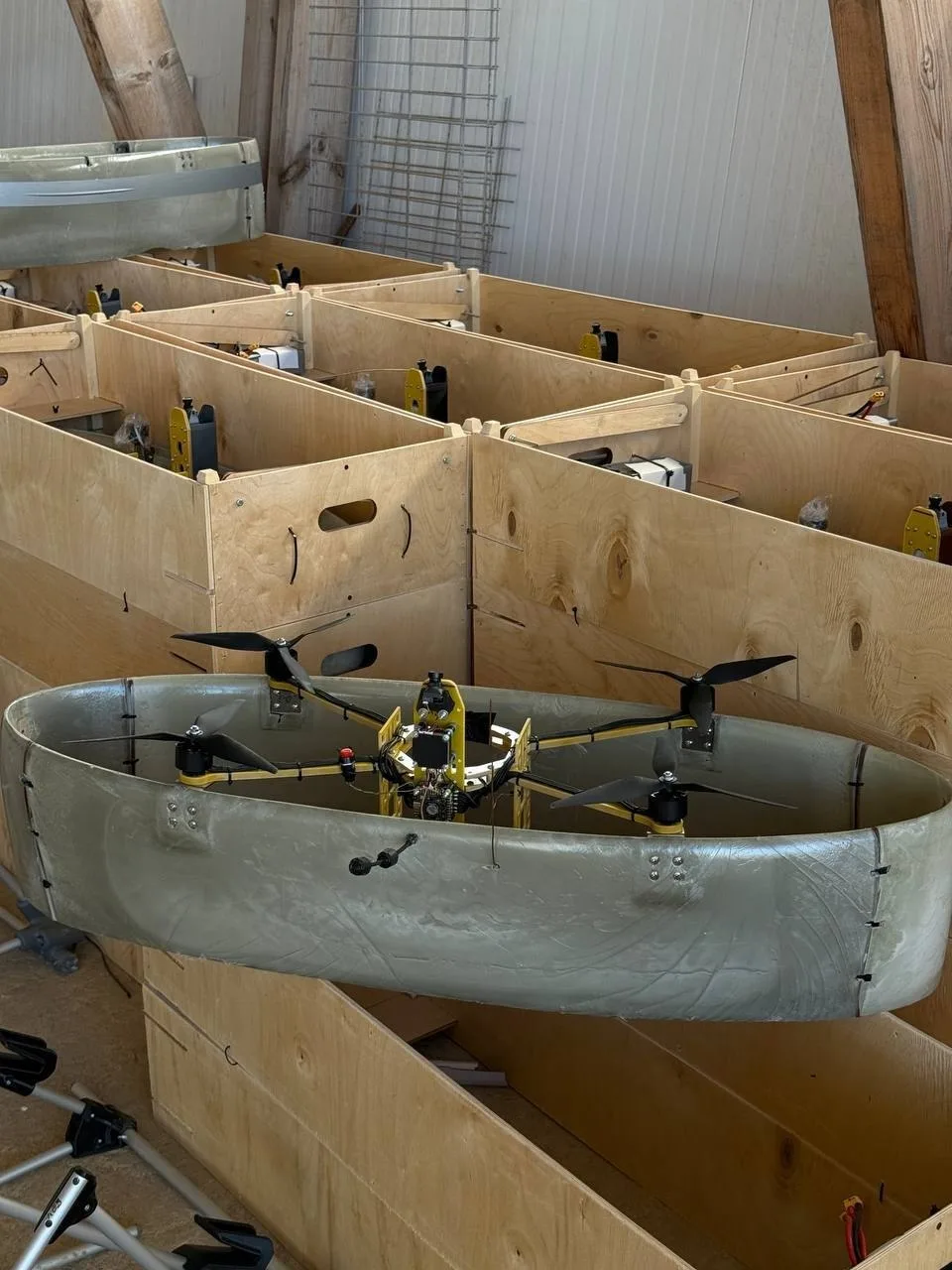 Первый FPV-дрон Князь Владимир Святославович от НПЦ «Ушкуйник» был замечен на фронте.