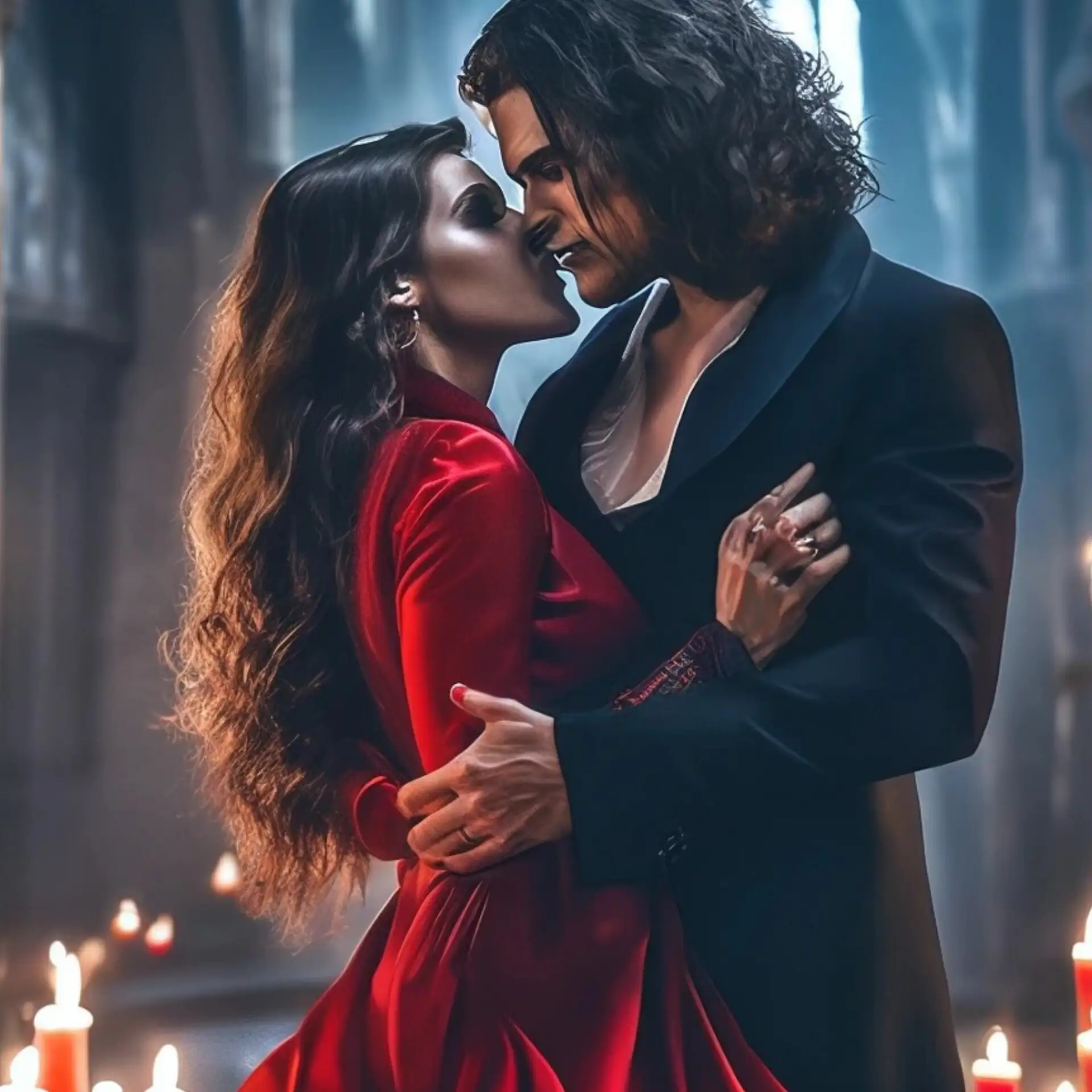 — Тихо, — он приложил палец к её губам и поцеловал девушку.