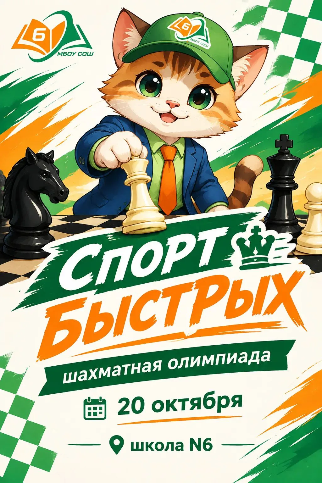 Открываем прием заявок на IV шахматную олимпиаду! 🏅