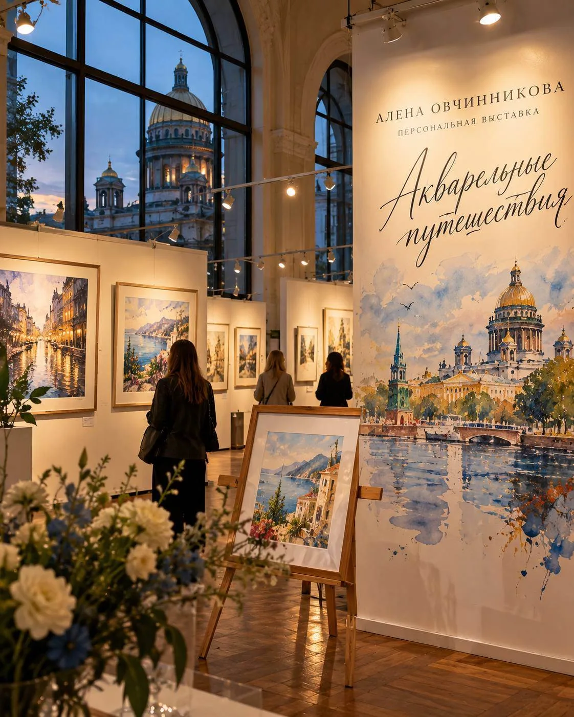 🎨 В Петербурге открывается выставка «Акварельные путешествия»