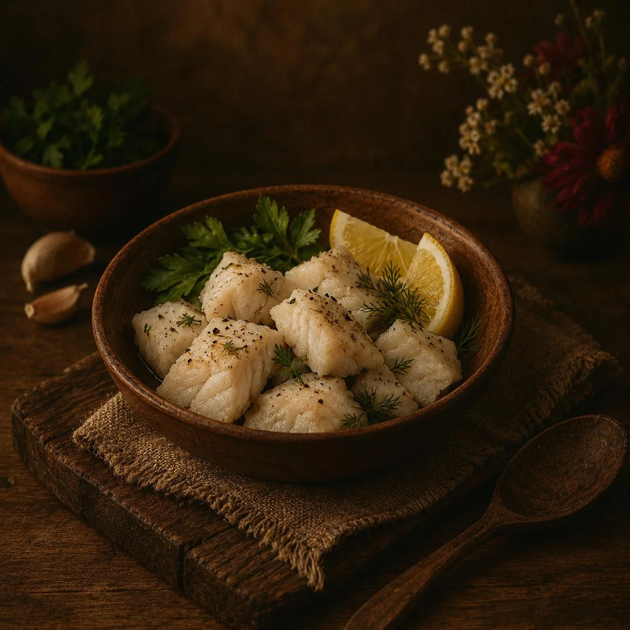 🐟 Минтай на пару