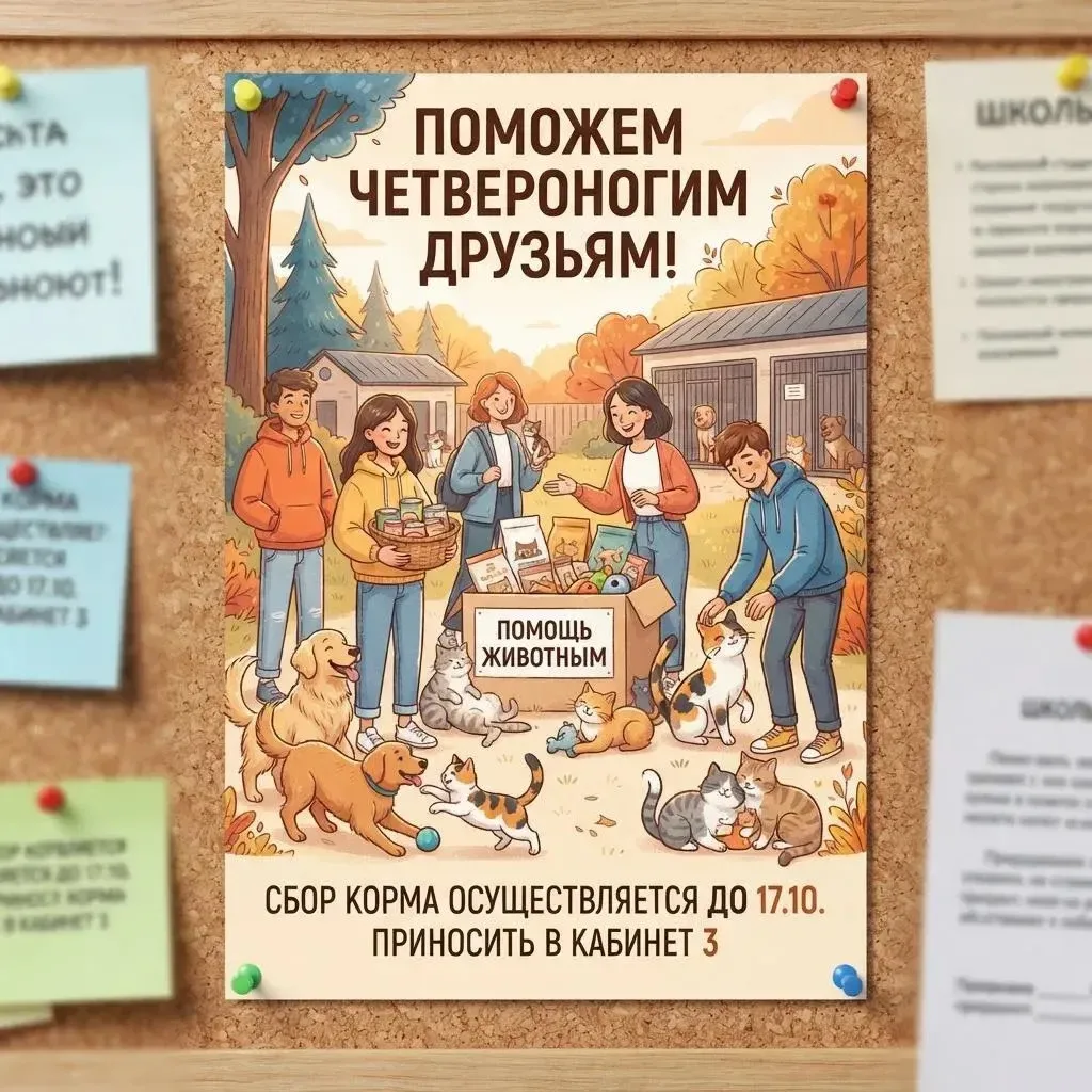 🐾 Доброта начинается с малых добрых дел!