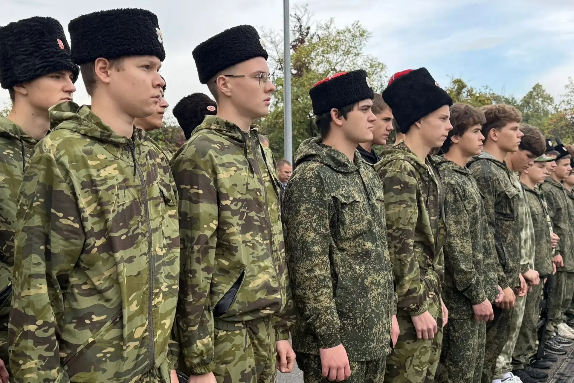 В Каневском районе прошёл смотр-конкурс допризывной казачьей молодёжи