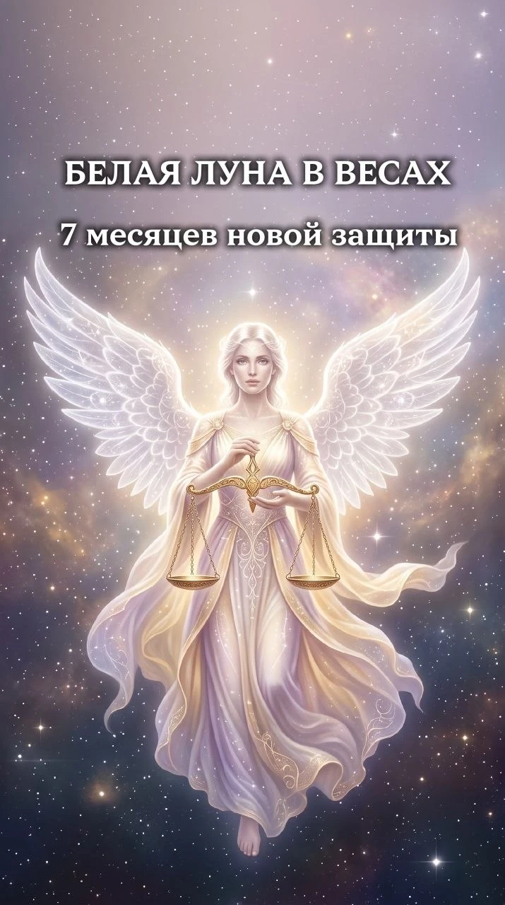 14 октября: Белая Луна (Селена) переходит на 7 месяцев в знак Весов ⚖️