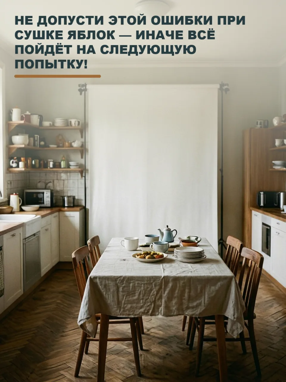 НЕ ДОПУСТИ ЭТОЙ ОШИБКИ ПРИ СУШКЕ ЯБЛОК — ИНАЧЕ ВСЁ ПОЙДЁТ НА СЛЕДУЮЩУЮ ПОПЫТКУ!