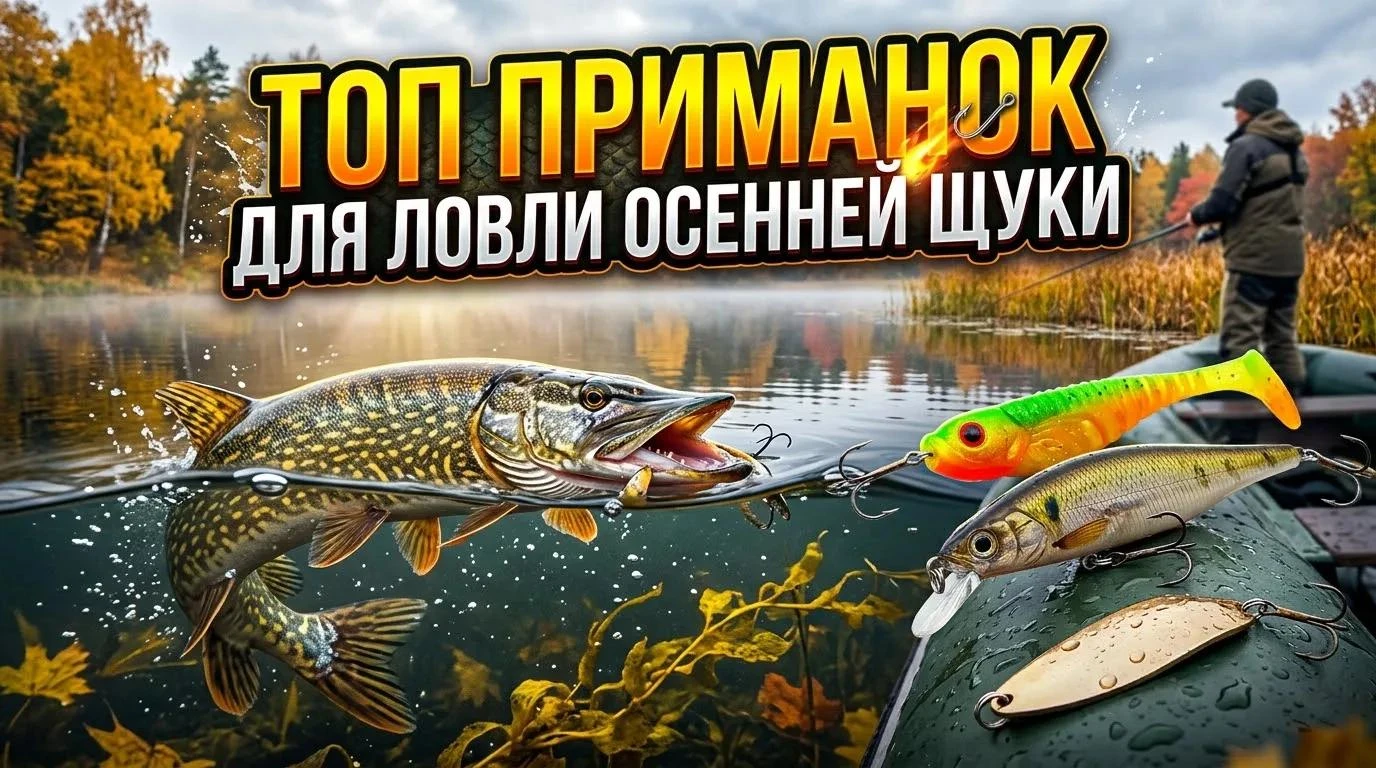 🍂 ТОП ПРИМАНОК ДЛЯ ЛОВЛИ ОСЕННЕЙ ЩУКИ