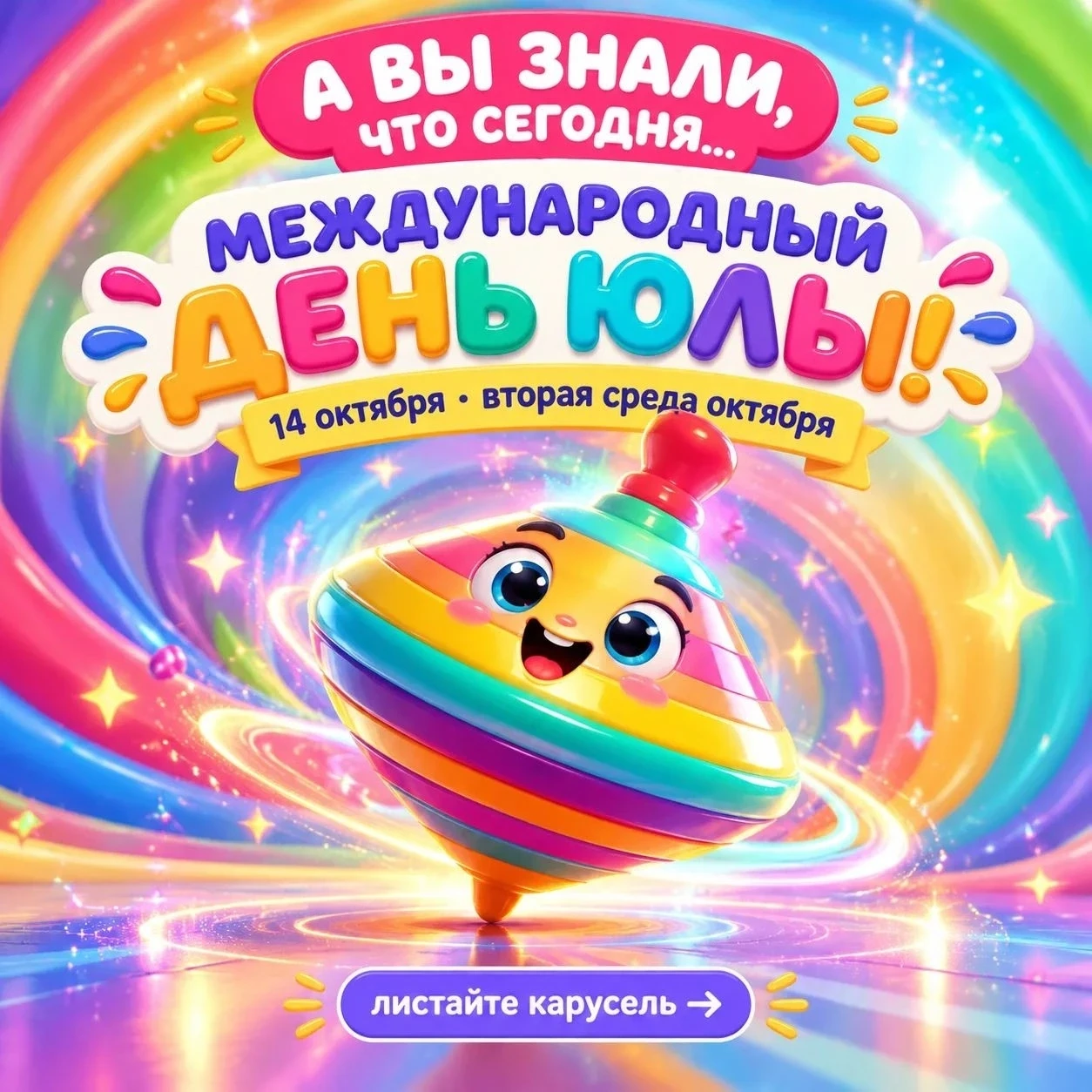 14 октября — Международный день юлы!