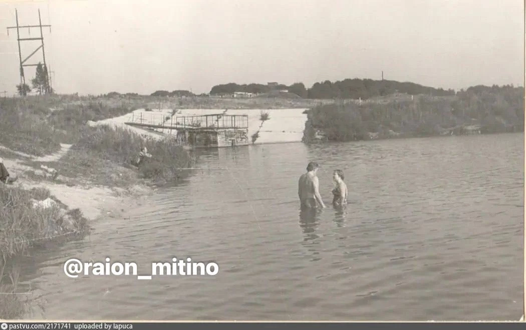 1982 год  Пенягино, сейчас это Пенягинский пруд в ландшафтном парке Митино.