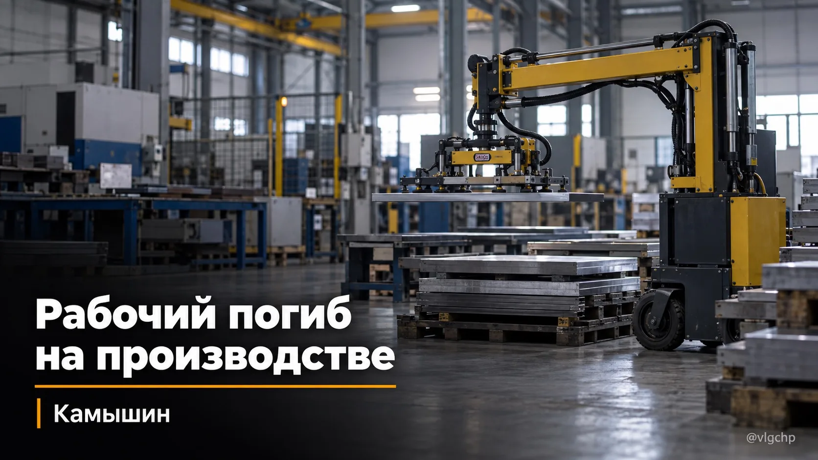 ⚠️ Рабочий погиб после наезда спецтехники на предприятии в Камышине