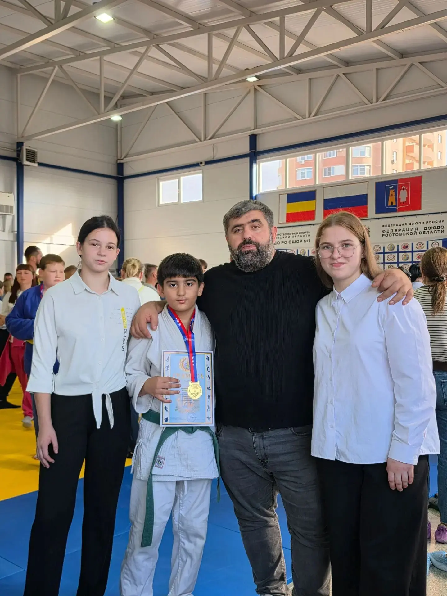 🤼10 октября 2026 года в Ростове-на-Дону состоялось открытое первенство города по дзюдо...