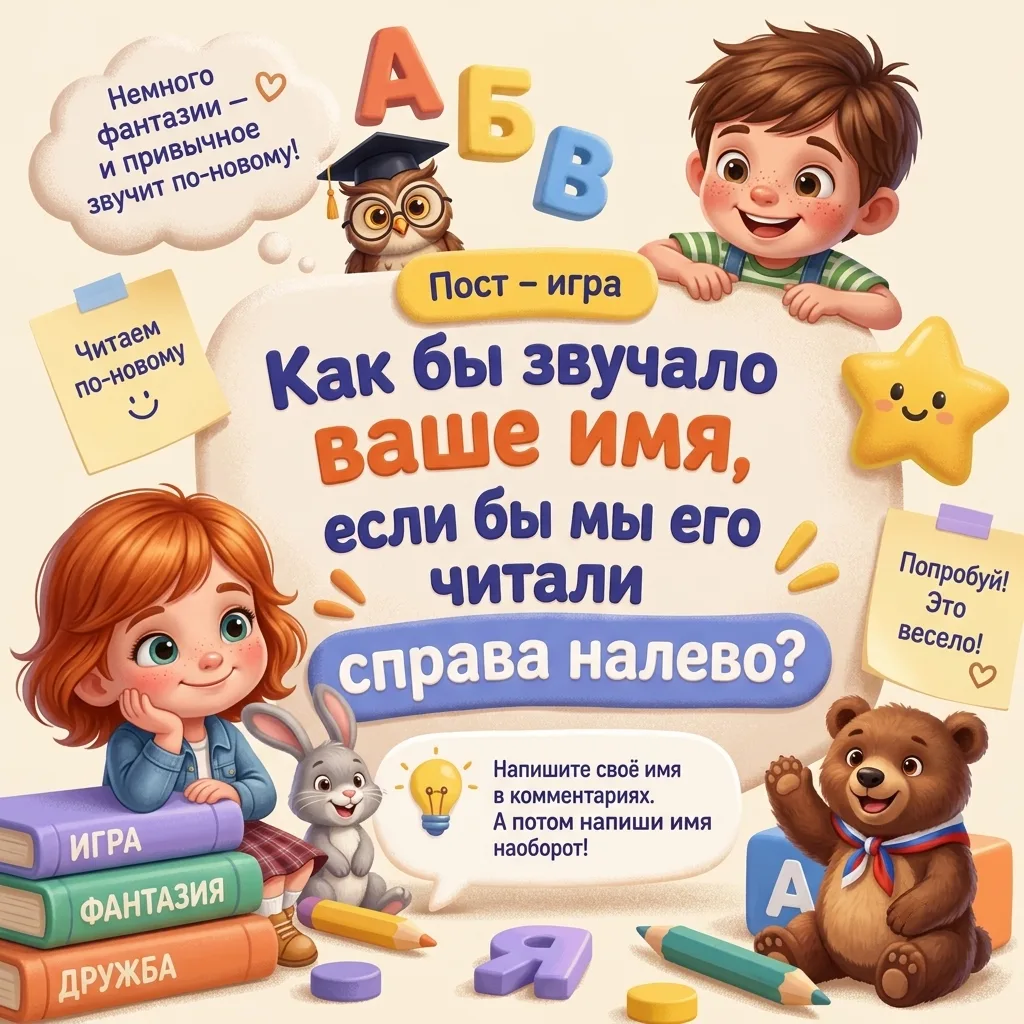 А вы знали, как звучит ваше имя наоборот? 🤔