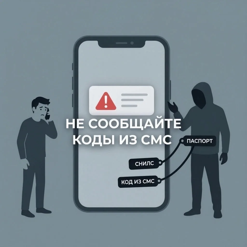 🚩  Вам звонят с незнакомого номера и представляются сотрудником Соцфонда, налоговой ил...