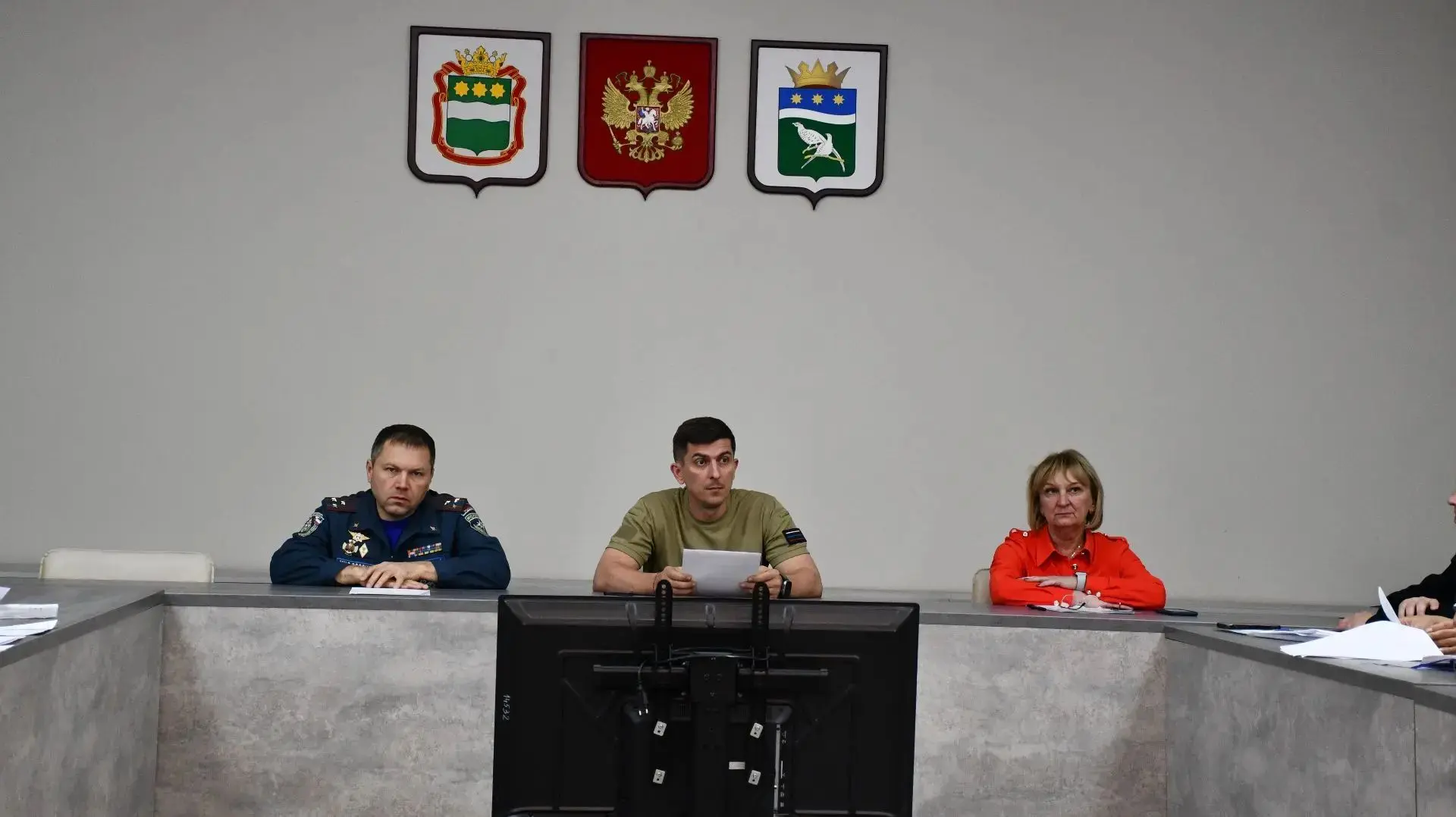 С 14 по 16 октября в округе проходит командно-штабное учение с органами управления и си...
