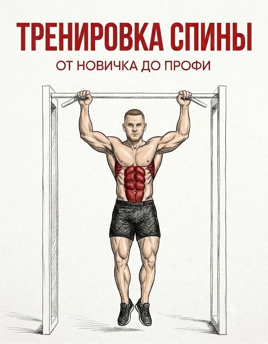 ТРЕНИРОВКА СПИНЫ- ОТ НОВИЧКА ДО ПРОФИ 💪🏻👇🏻
