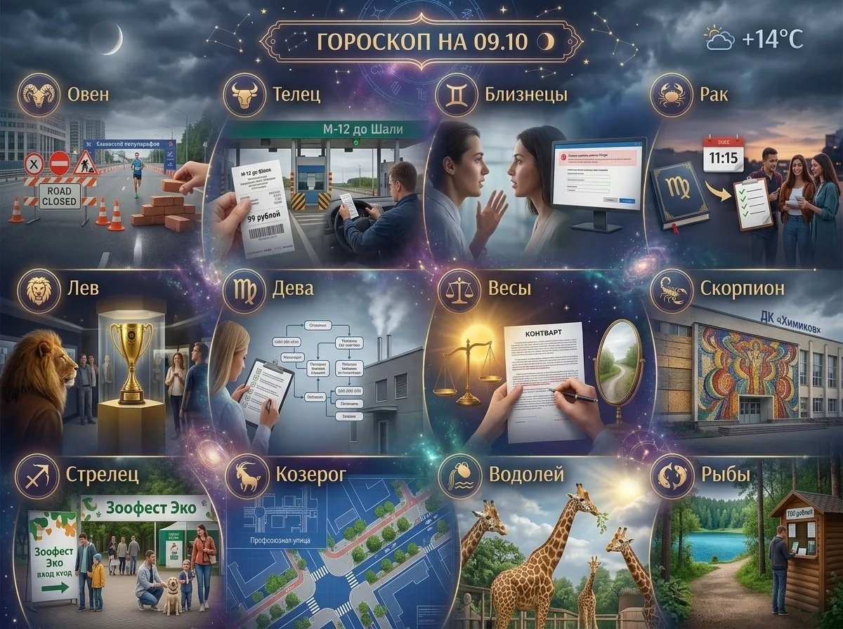 Казанский гороскоп на 09.10 🌘