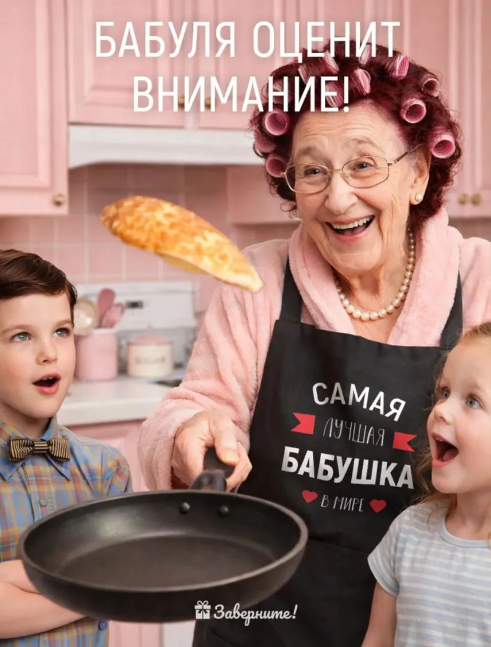 Фартук подарок бабушке