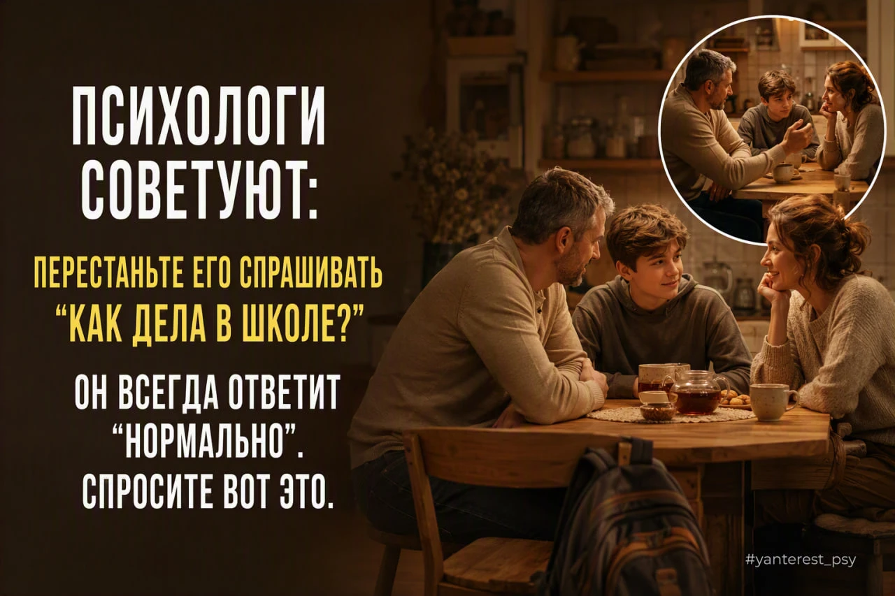 Дежурное «Нормально» в ответ на «Как дела в школе?» - это не признак вредности ребенка,...