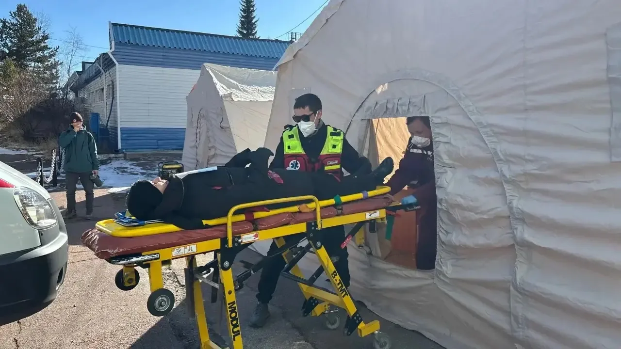 🚨 Медицинские организации Якутии участвуют во Всероссийской тренировке по гражданской ...