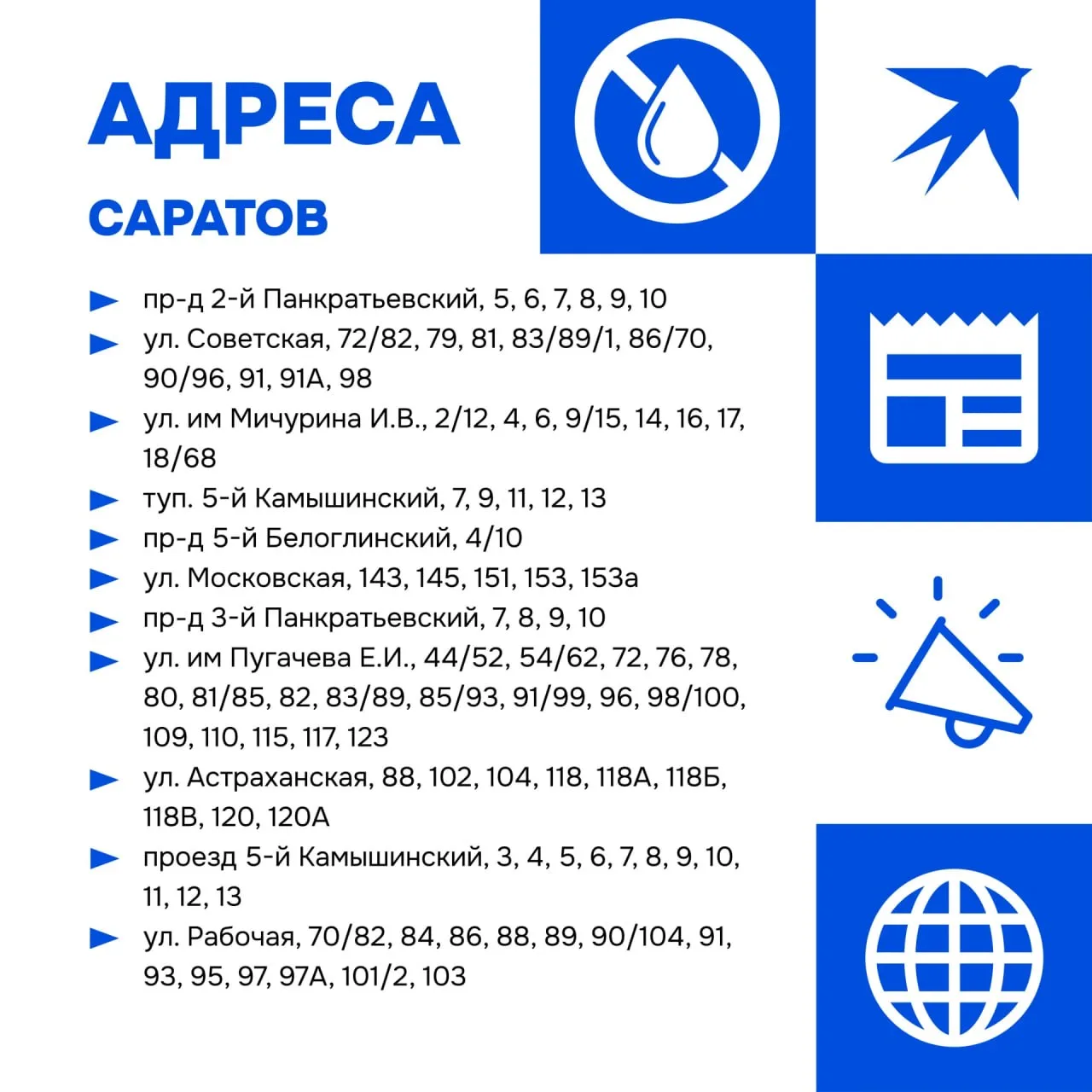 Два района Саратова останутся без холодной воды